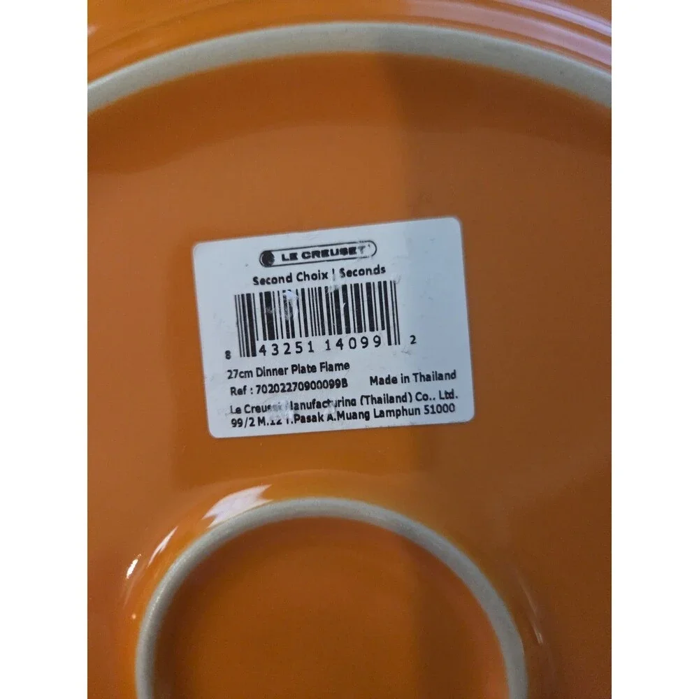 Le Creuset Dinner Plate 10-1/2
